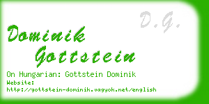 dominik gottstein business card